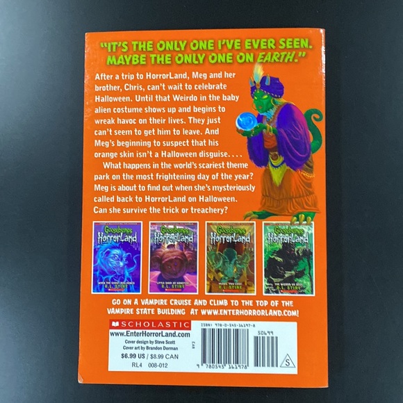 Goosebumps HorrorLand Special Edition #16: Weirdo Halloween by R. L. Stine - Picture 2 of 6